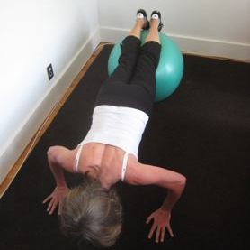 push up stability ball