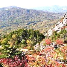 grandfather mountain view north carolina