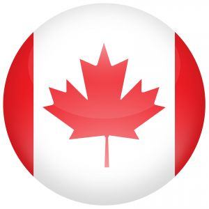Canadian flag motif - Canadian tourists boost Florida tourism
