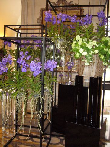 Purple Orchids at the George V Hotel