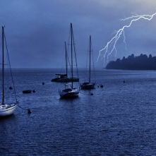 Boats in a storm