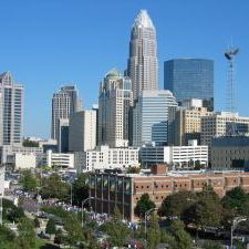 Charlotte skyline day