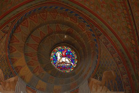 Church ceiling