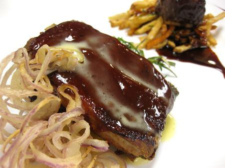 BBQ Ribs & Spoon Bread, Hotel Manisses, Block Island, Rhode Island