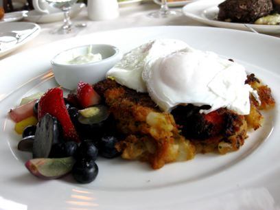 Lobster Hash at the Castle Hill Inn