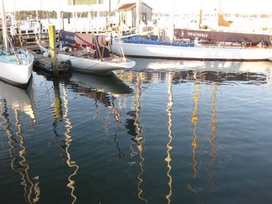 Newport Harbor at daybreak, Rhode Island