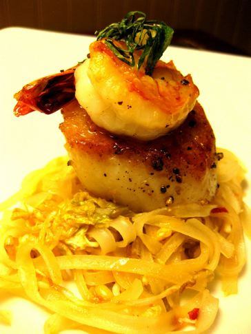 Pad thai at One Bellevue, Newport, Rhode Island