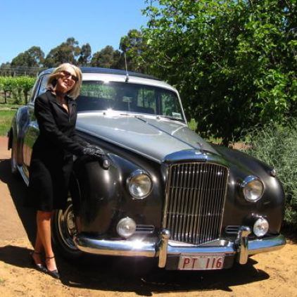 Nola in her ‘Rolla - Tour guide Nola poses with her Bentley Nola in her ‘Rolla - Tour guide Nola poses with her Bentley