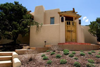 Entrance to a luxury homestay property